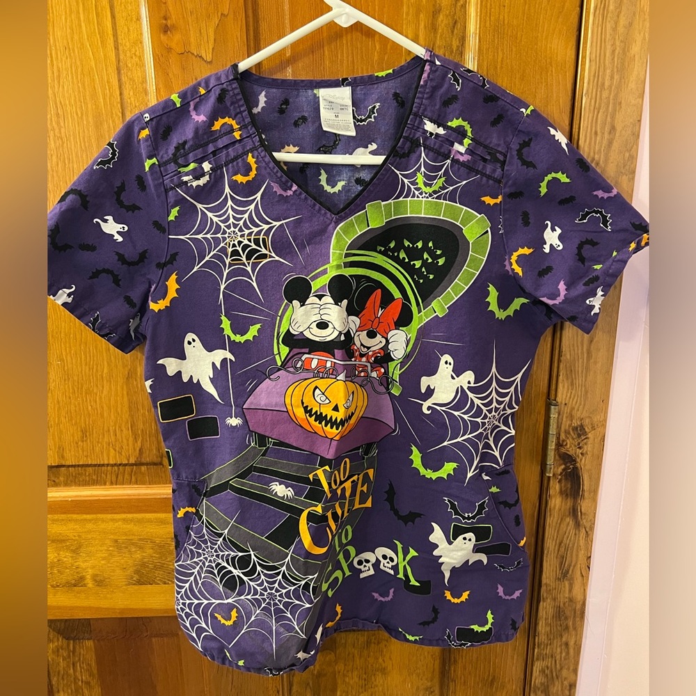 Scrub top for Halloween Disney